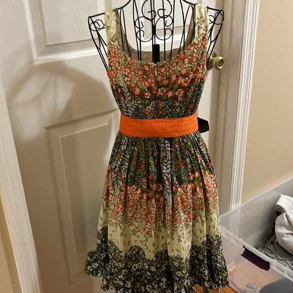 NWOT Alice + Olivia Jordana Belted Sundress XS - Picture 4 of 8